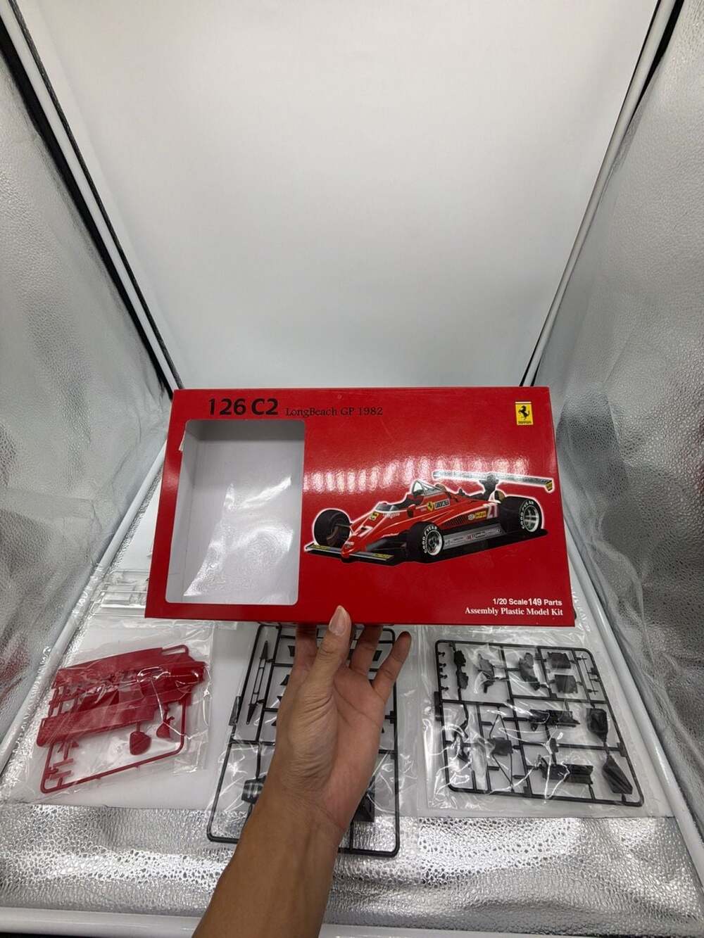 Fujimi Ferrari 126 C2 Longbeach GP 1982 1/20 Scale Kit ( Read Description)